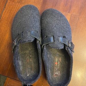 Haflinger Gray Wool Mules